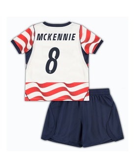 Billige Fotballdrakt Forente stater Weston McKennie #8 Replika Hjemmedraktsett Barn VM 2026 Kortermet (med bukser)